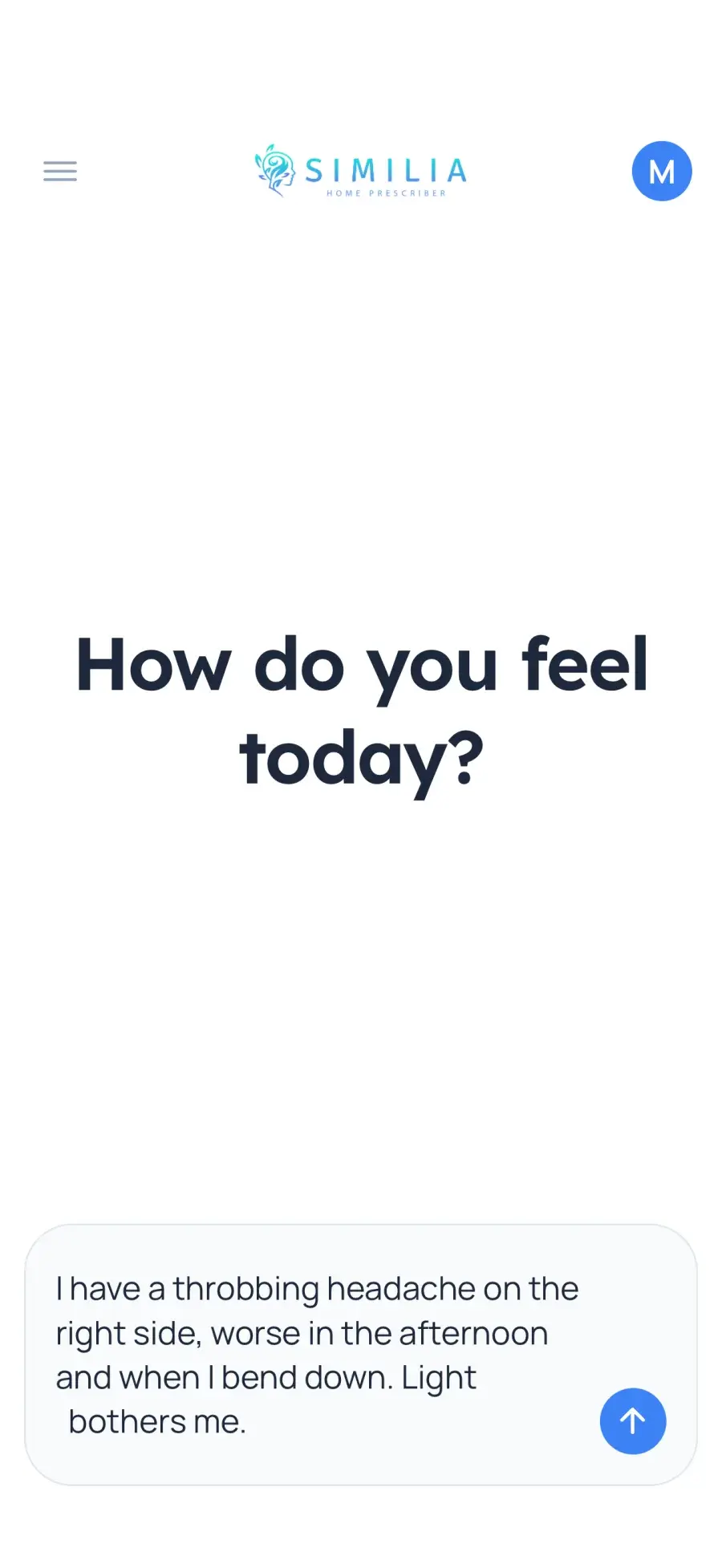 Describe how you feel in your own words